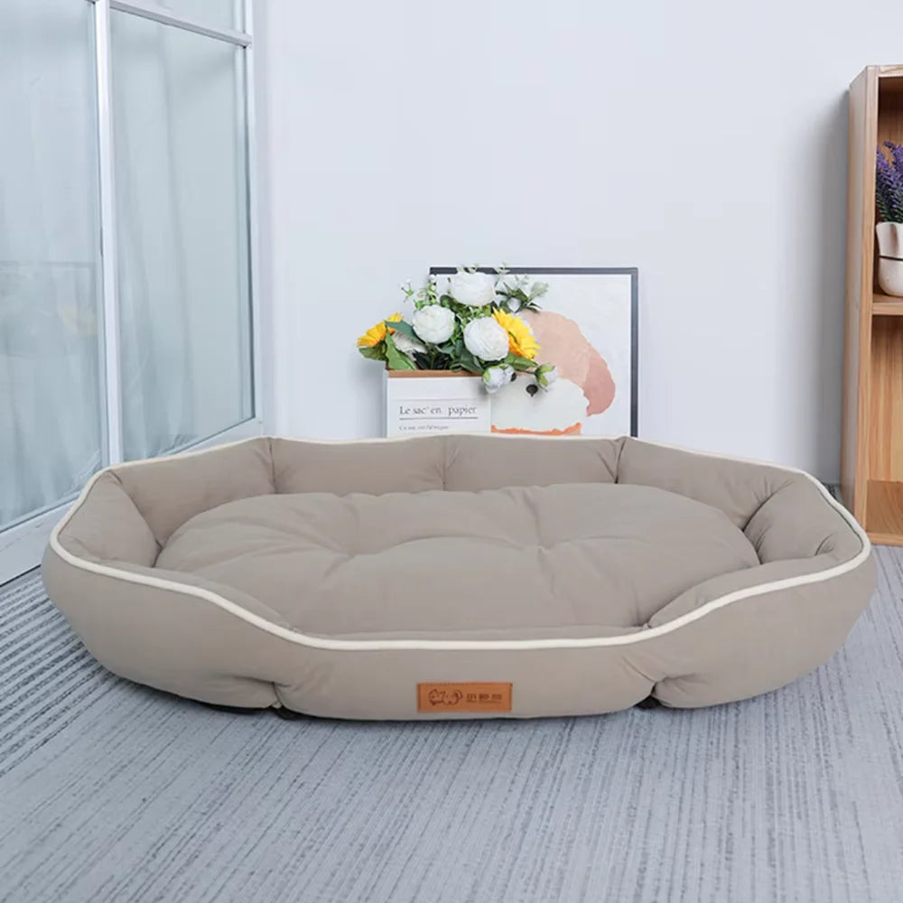 le anier pour chien printemps  est lavable en machine  matière : velours cotelé 