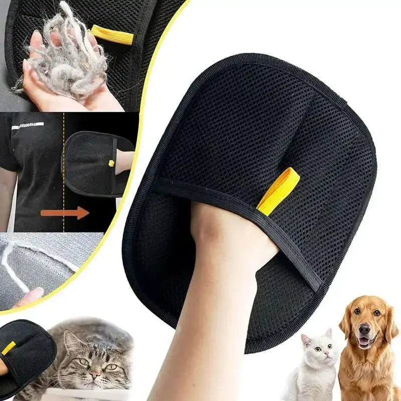 gants électrostatique facilite le nettoyage des poils d'animaux