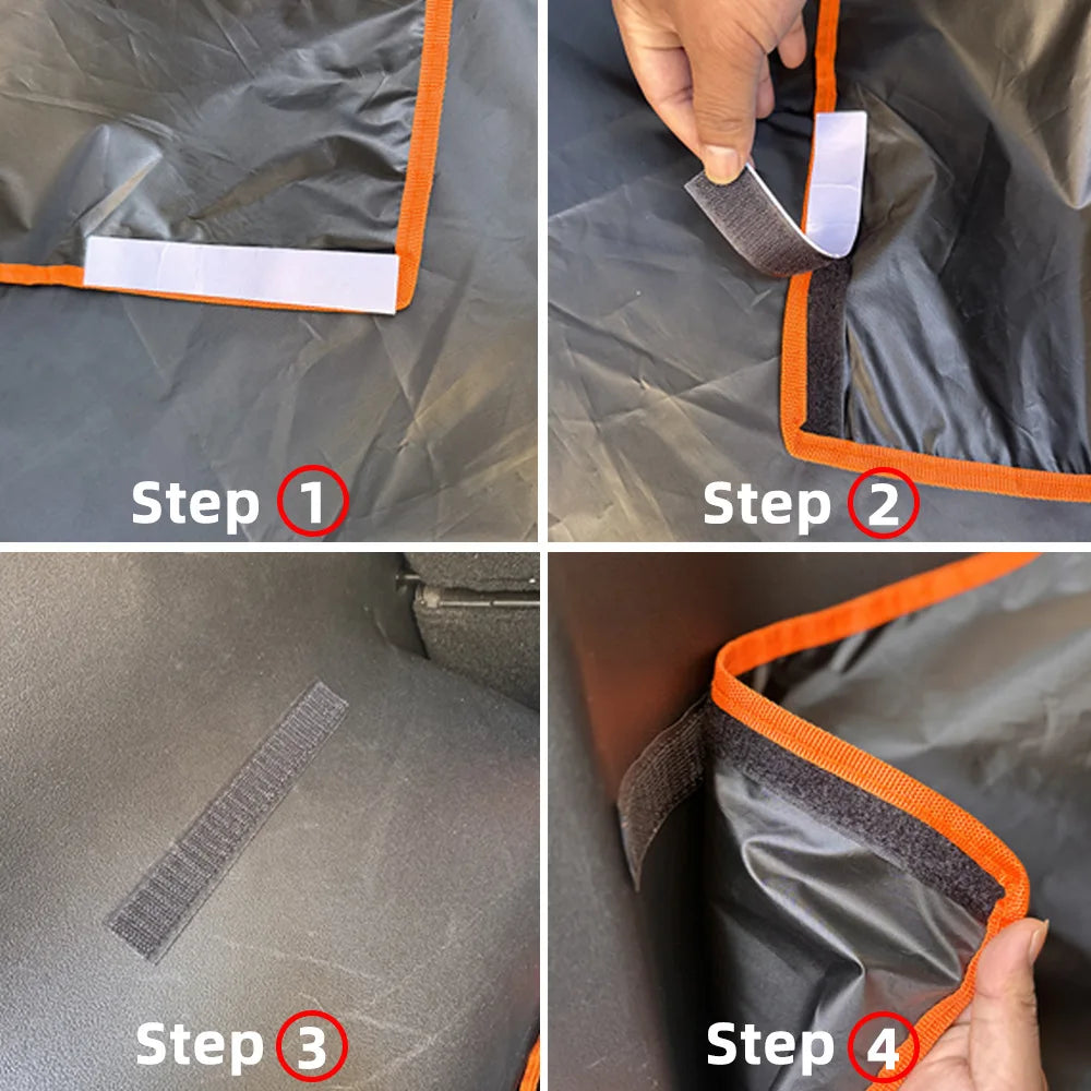 tapis de coffre de voiture pour chien imperméable Mimosa