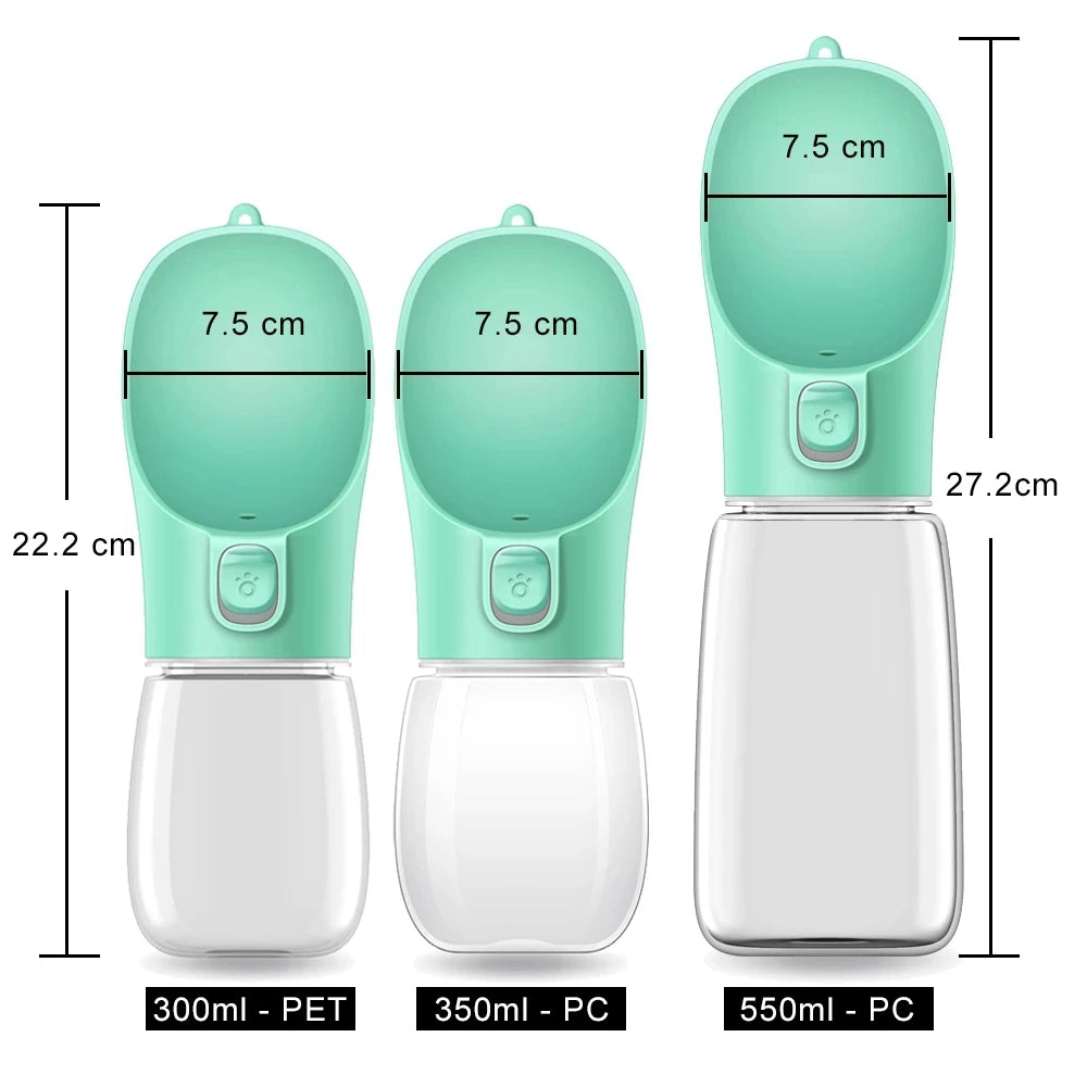 Dimensions de la gourde WalkFresh 300ml